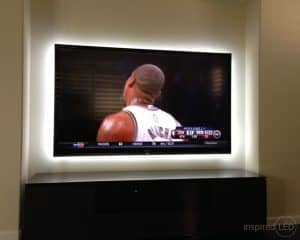 LED Lighting Strips entertainment center