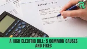 high electric bill