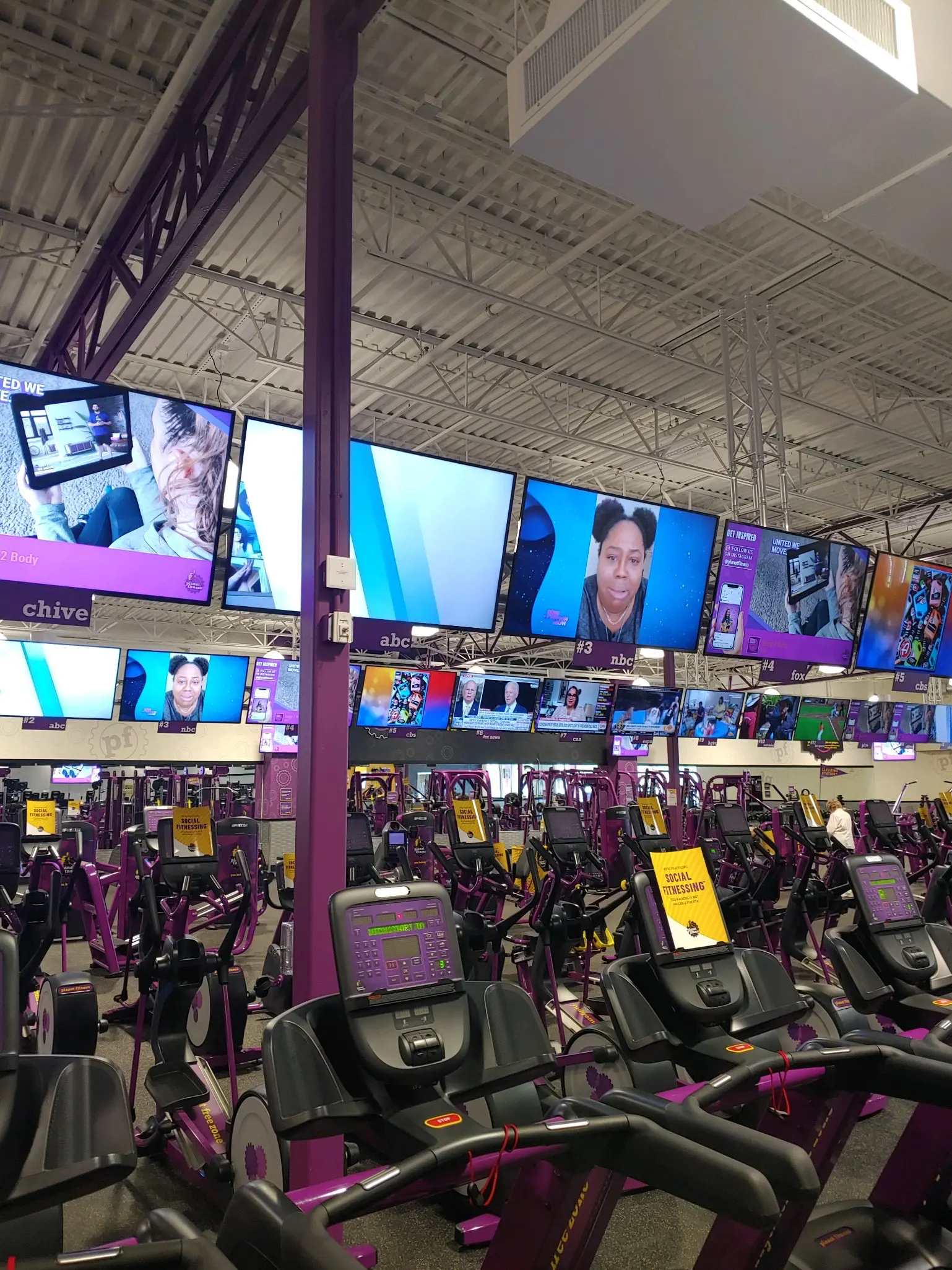 electrical work planet fitness