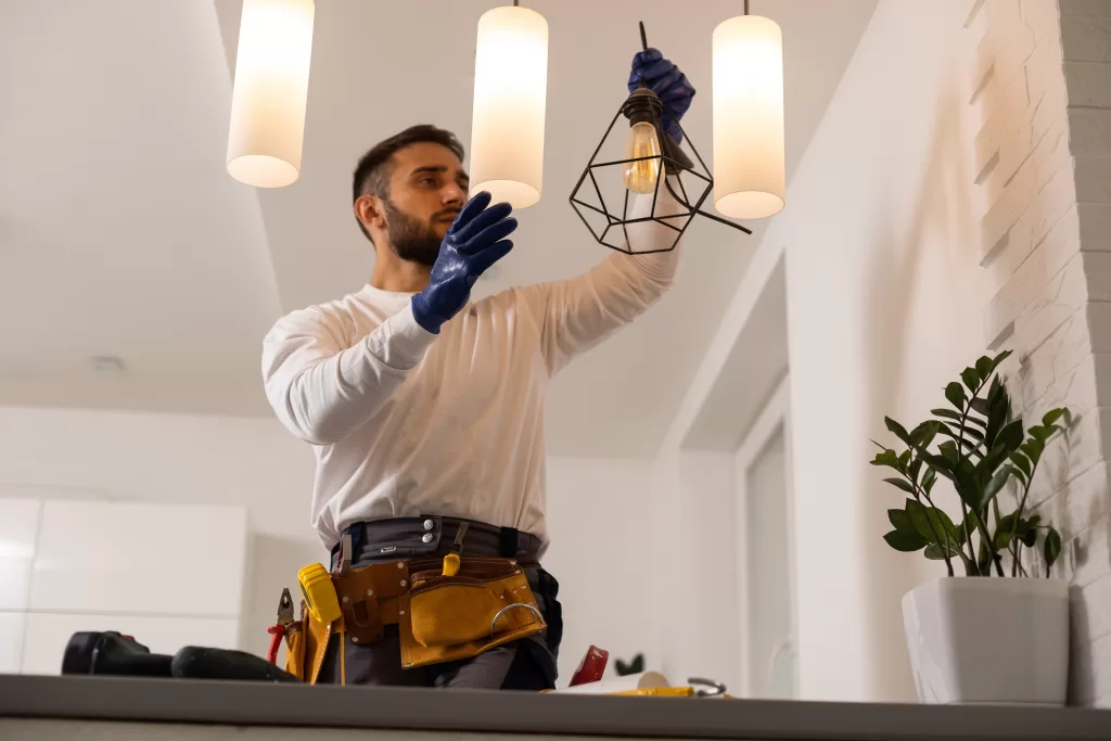 electrician lighting installation raleigh 