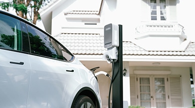 electric car charging station
